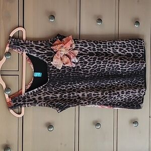 URBAN MANGO LEOPARD PRINT TOP SIZE LARGE